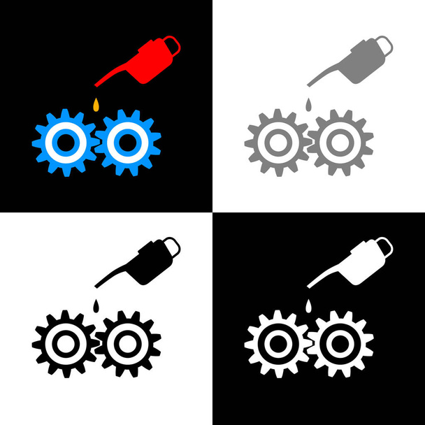 Set di icone industriali, illustrazione vettoriale  - Vettoriali, immagini