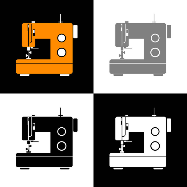 Набір іконок швейної машини, Векторні ілюстрації
 - Вектор, зображення
