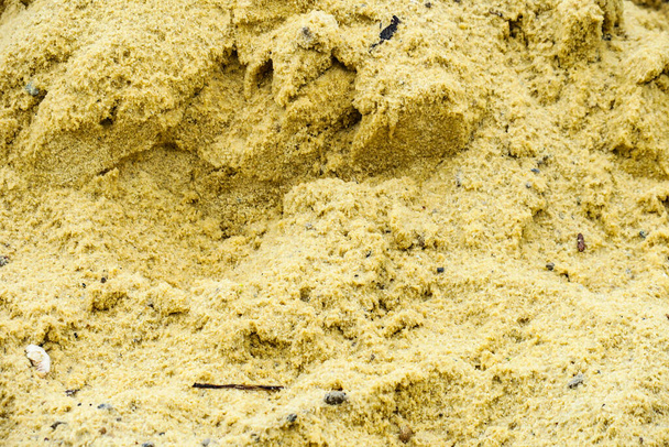 Montón de textura de arena amarilla fina - Foto, imagen