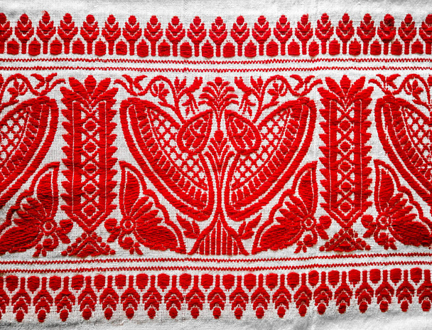 kabile deseni ya da etnik desen assam motif tasarımı ya da assam muga ipeği için kullanılır. Ukrayna desenine ya da Rus desenine benziyor.. - Fotoğraf, Görsel