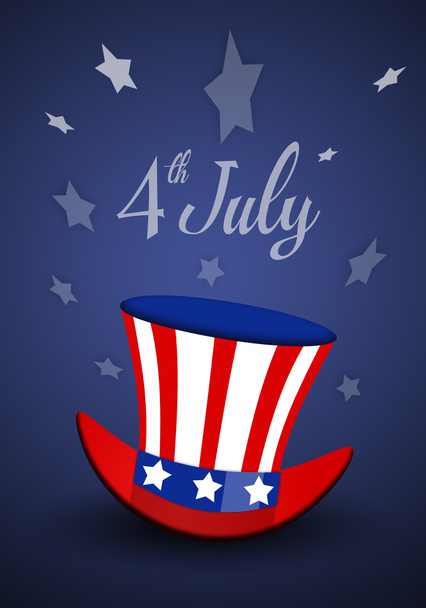 Sombrero americano para el Día de la Independencia
 - Foto, imagen