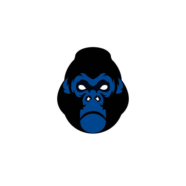 Ikon logó gorilla vektor illusztráció - Vektor, kép