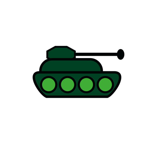 Иллюстрация логотипа танка - Вектор,изображение