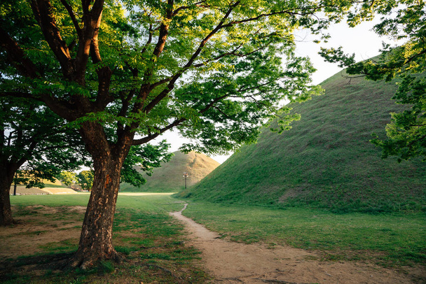 Daereungwon muinainen hauta Gyeongju, Korea - Valokuva, kuva