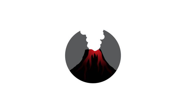 mountain volcano abstract logo vector symbol icon design graphic illustration - Vector, Image