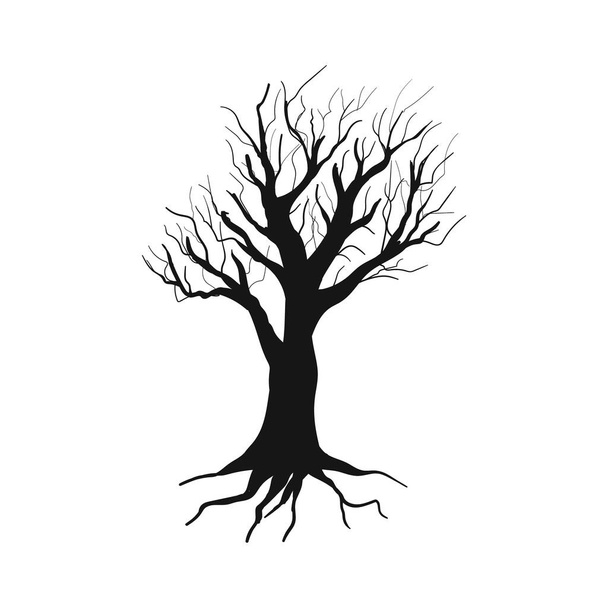 Abstract of dead tree illustration - Vetor, Imagem