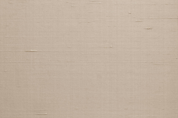 Autentyczne cienkiej tajskiej tkaniny jedwabnej szczegółowe tło w jasnobłyszczącym kolorze kremu sepia brązowy - Zdjęcie, obraz