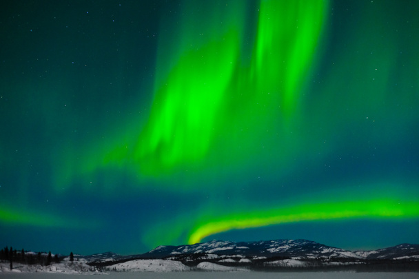 Északi fény (Aurora borealis) - Fotó, kép