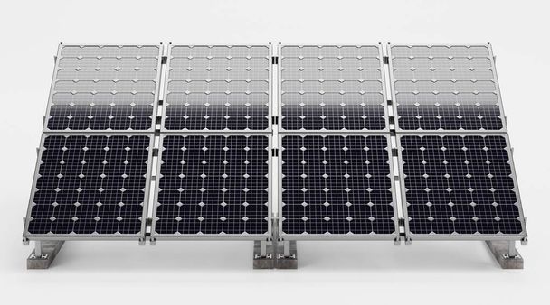 Realistische 3D Render of Solar Panel - Foto, Bild
