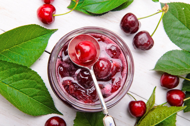 Cherry jam. - Photo, Image