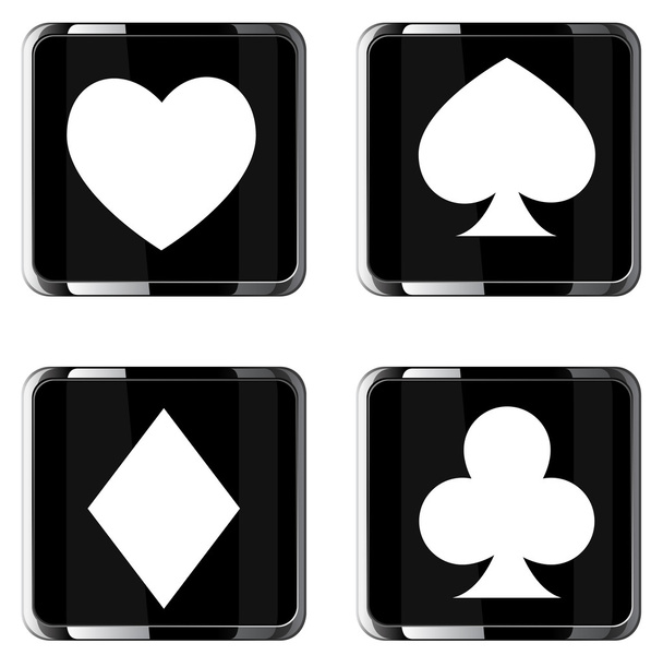 Casino elemanları - Vektör, Görsel