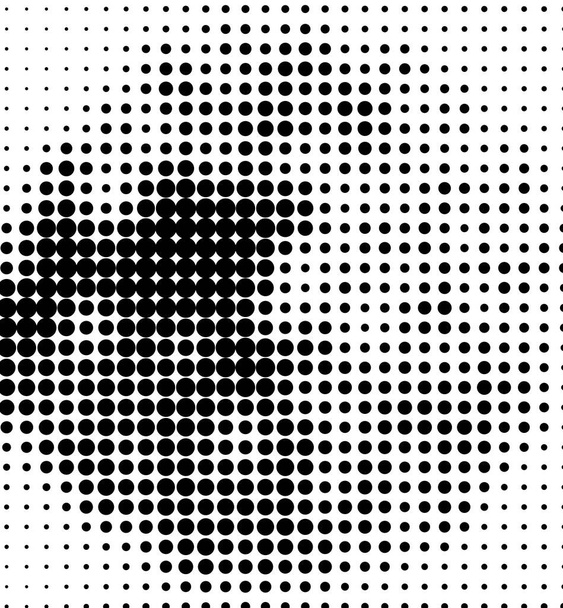 Полутоновые круги, полуточечные узоры - Фото, изображение