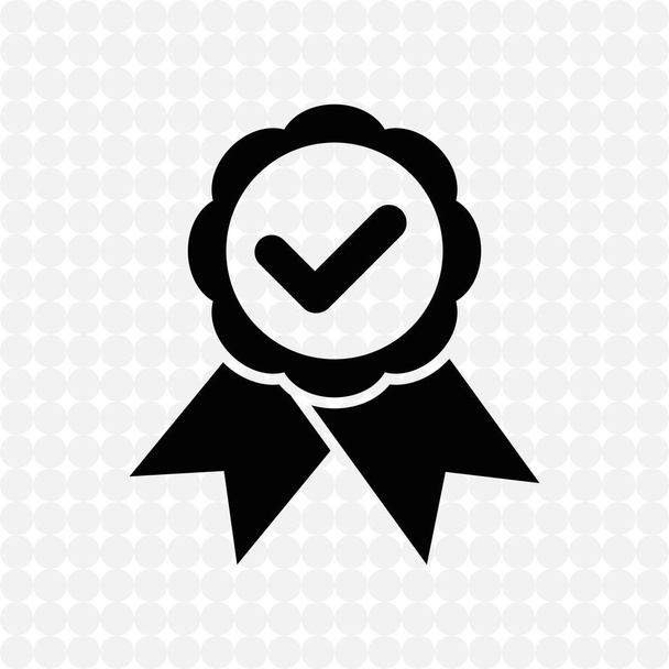 Award Icon in trendy flat style isolated on grey background. Badge symbol for your web site design, logo, app, UI. Vector illustration, - Vector, Image