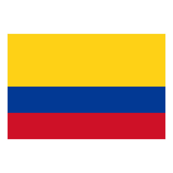 Colombia gráficos vectoriales bandera nacional - Vector, Imagen