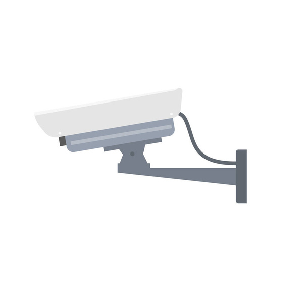 Flaches Design Überwachungskamera-Symbol - Vektor, Bild