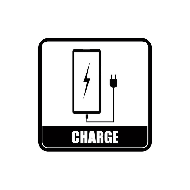 icône de la facilité de charge téléphone disponible sur l'espace public - Vecteur, image