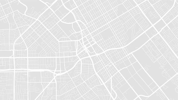 Světle šedá a bílá San Jose oblasti vektor pozadí mapa, ulice a vodní kartografie ilustrace. Širokoúhlý poměr, digitální plochý design streetmap. - Vektor, obrázek
