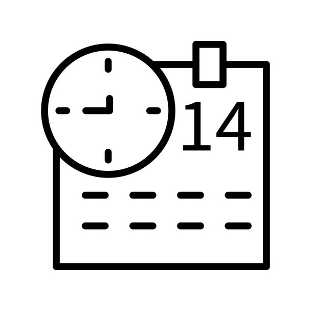 Kalender Vector pictogram dat gemakkelijk kan wijzigen of bewerken - Vector, afbeelding