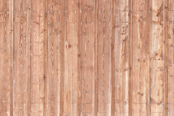 Light brown wooden background with vertical planks  - Photo, Image