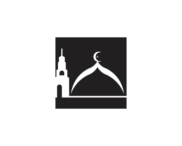 icono de la mezquita vector ilustración - Vector, Imagen