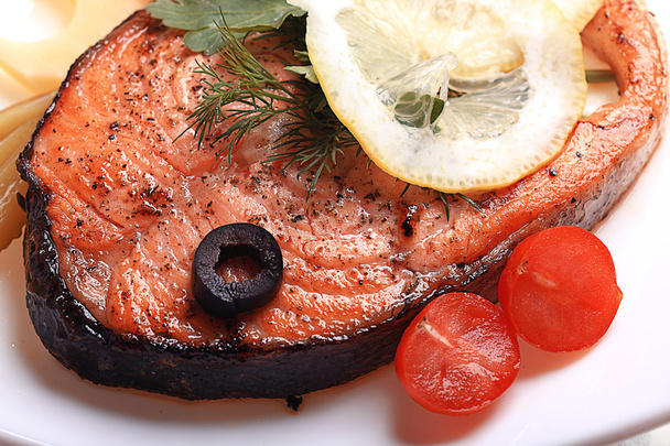Grilled salmon - Zdjęcie, obraz