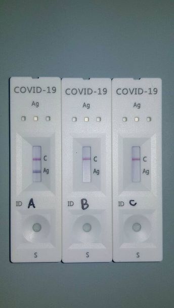 Tři antigeny pro Covid-19 - Fotografie, Obrázek