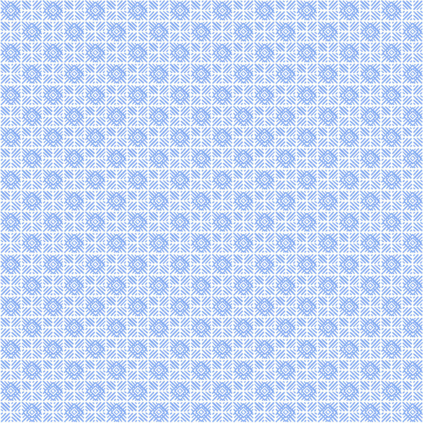 Бесшовный геометрический узор в ледяном синем цвете в племенном этническом стиле - Фото, изображение