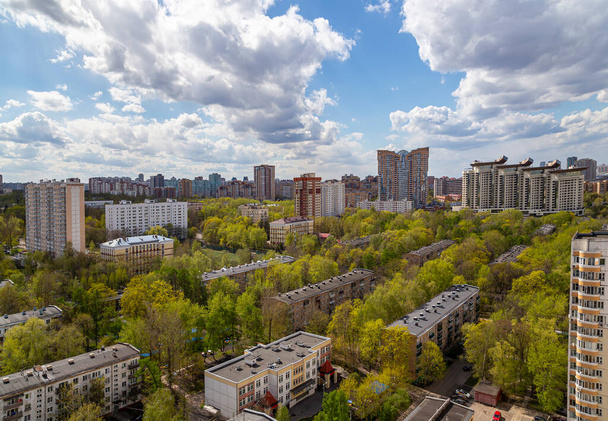 Moskova ve Rusya 'nın hava manzarası - Fotoğraf, Görsel