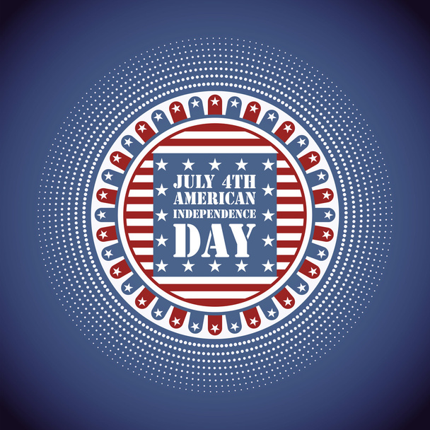 Independence Day of America - Vector, Image