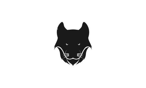 голова вовк чорний ліс сильний логотип значок вектор графічний дизайн ілюстрація
 - Вектор, зображення