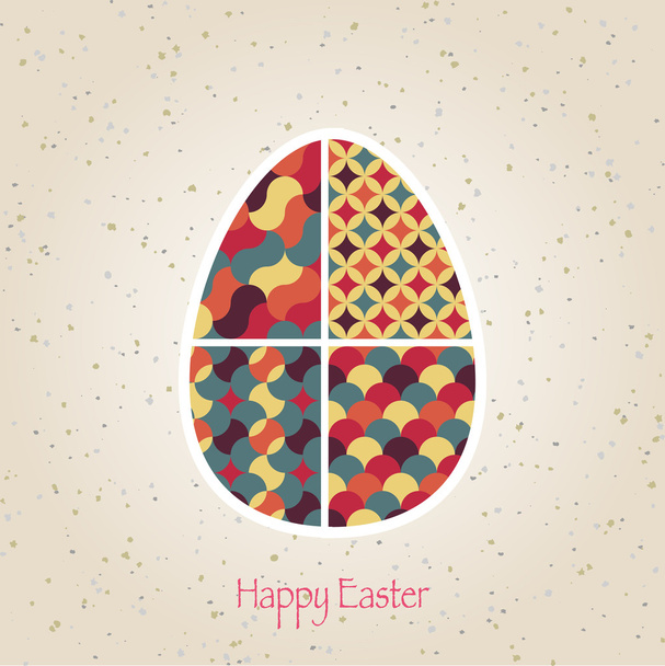 patrón de huevo de Pascua
 - Vector, imagen