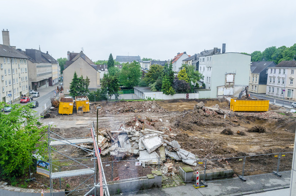 Demolition, pile of rubble, construction site - Photo, Image