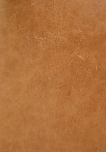 Véritable fond de texture en cuir brun. - Photo, image
