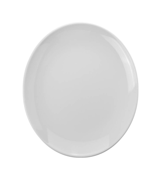 lastra ceramica bianca isolata su sfondo bianco - Foto, immagini