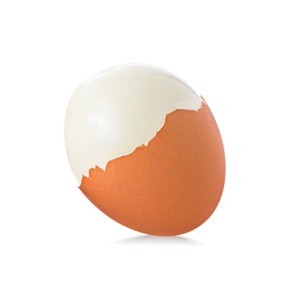 boiled egg isolated on white background - Photo, Image