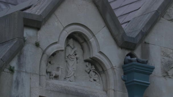 Adorned niche on the exterior wall  - Footage, Video