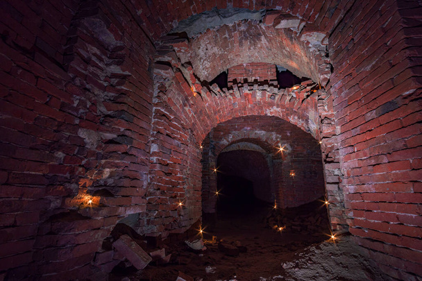 Mysterious cellars, tunnels and bunker systems in Germany deep underground - Photo, Image
