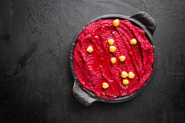 Hummus rojo remolacha - Foto, Imagen