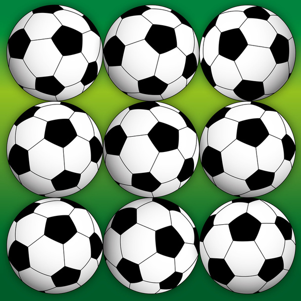 Soccer balls - Вектор, зображення