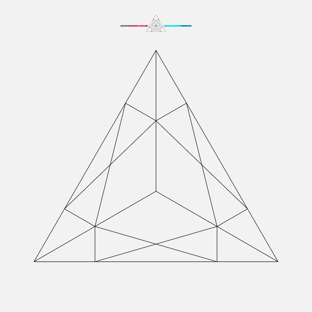 Forma geométrica, triángulo vectorial aislado
 - Vector, Imagen