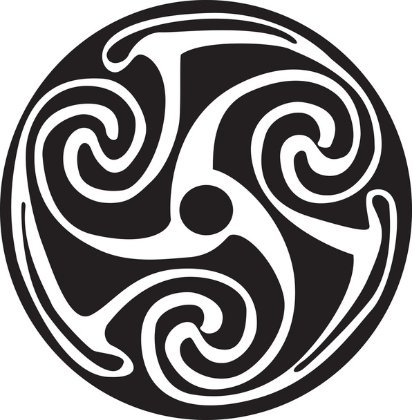 Celtycki symbol - tatuaż lub grafika - Wektor, obraz