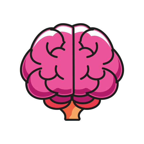 ideia do cérebro gênio - Vetor, Imagem
