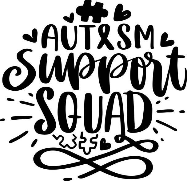 Citas motivacionales inspiradoras. Autismo Lettering Quotes for Poster and T-Shirt Design Autism Awareness - Foto, imagen