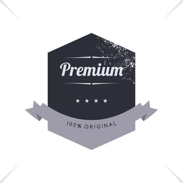 Premium label sticker - Vector, Image
