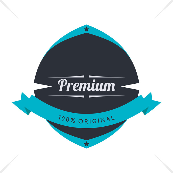 Autocollant étiquette Premium
 - Vecteur, image