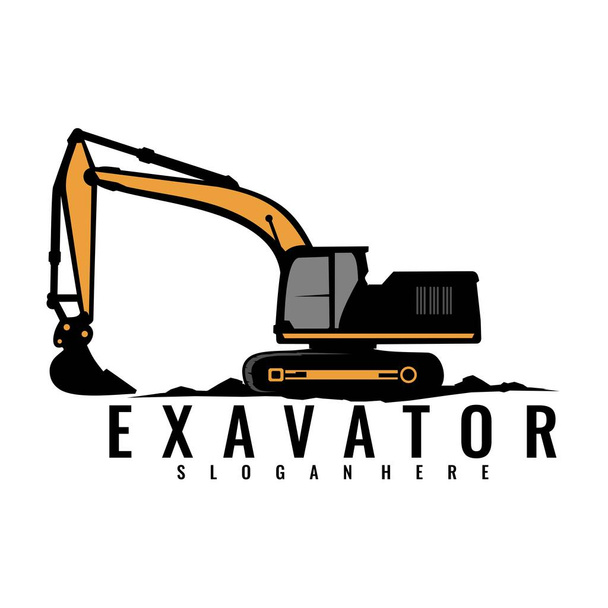 вектор дизайну логотипу екскаваторів
 - Вектор, зображення