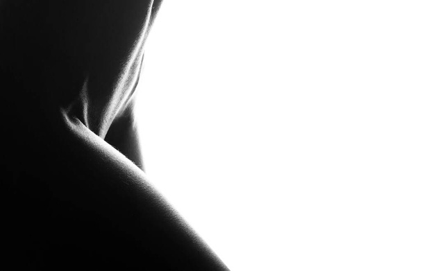 γυμνό, τέλειο γυμνό σώμα, σέξι γυναίκα - Φωτογραφία, εικόνα
