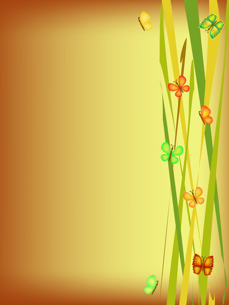 butterfly background - Vector, Image