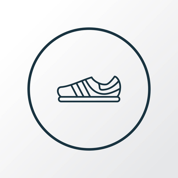 Chaussures formateur icône ligne symbole. Baskets isolées de qualité Premium dans un style tendance. - Photo, image