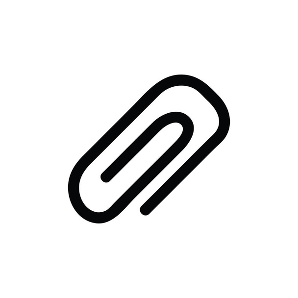 Clip de papel icono línea vector iconos - Vector, Imagen